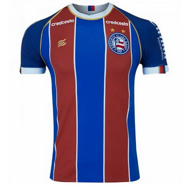Tailandia Replicas Camiseta Bahia 1ª 2020/21 Azul Rojo